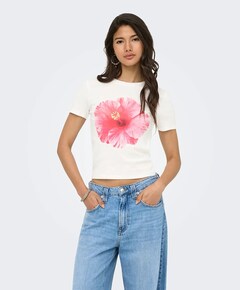Dames T-shirt ecru
