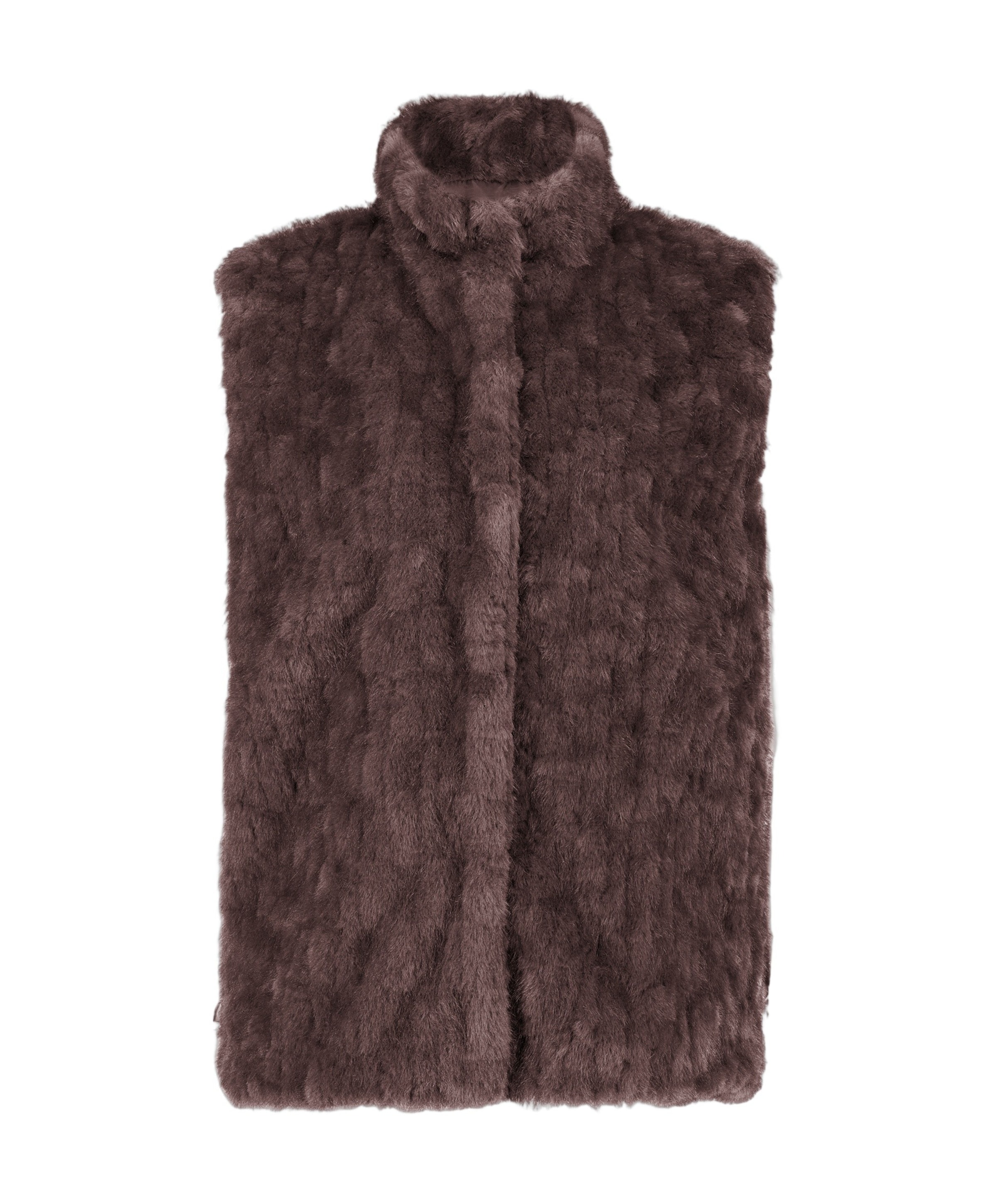 Dames gilet bruin