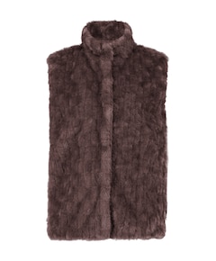 Dames gilet bruin