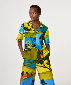 Dames blouse multicolor