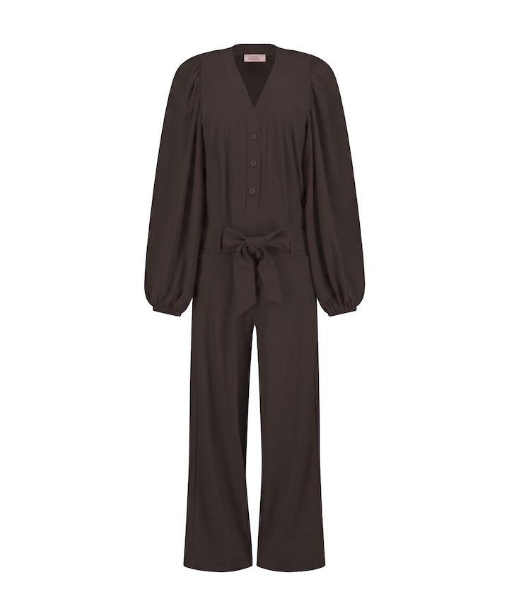 Cherie dames jumpsuit bruin