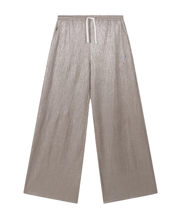 SHINY dames broek goud