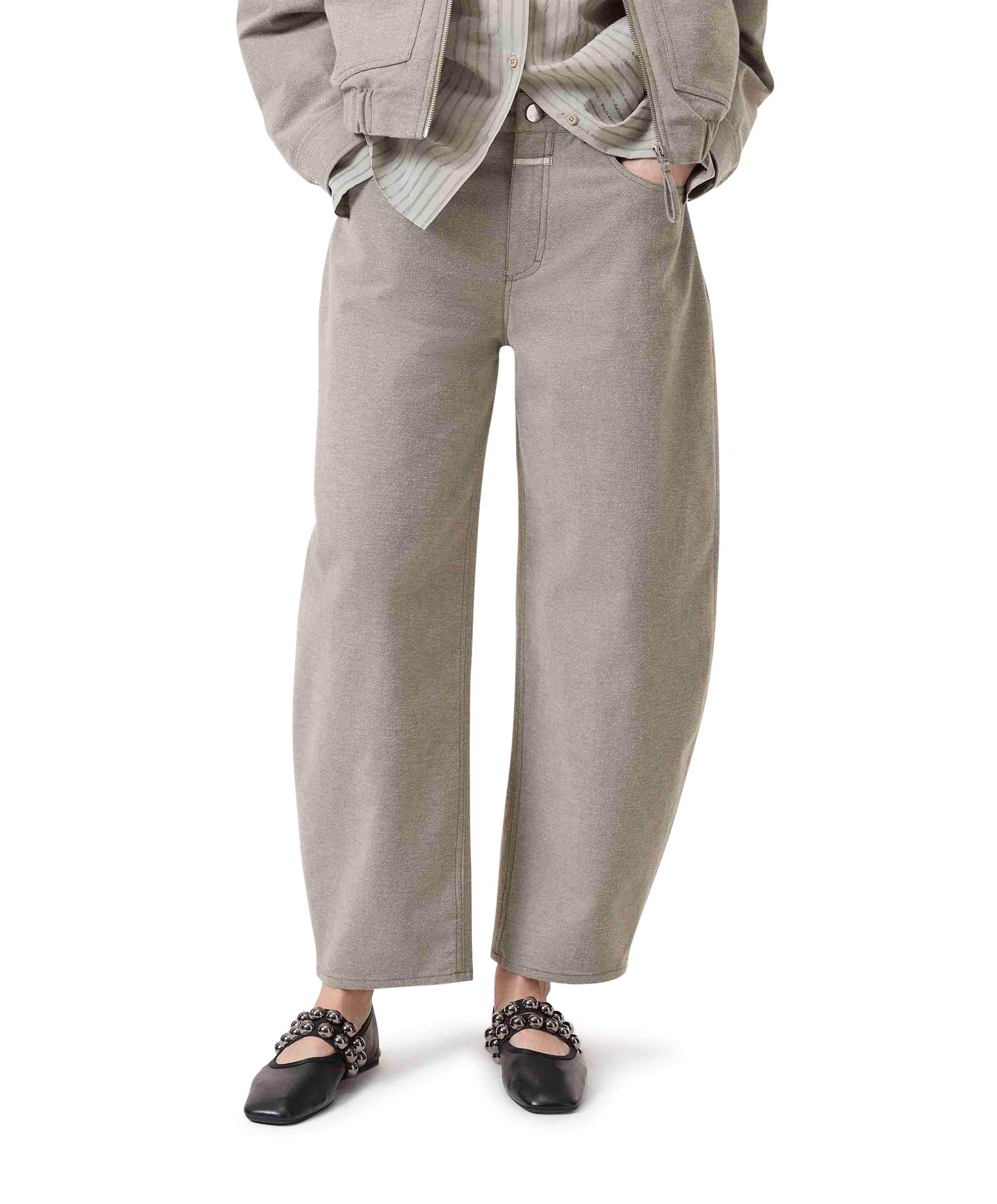 Jazzie dames jeans grijs