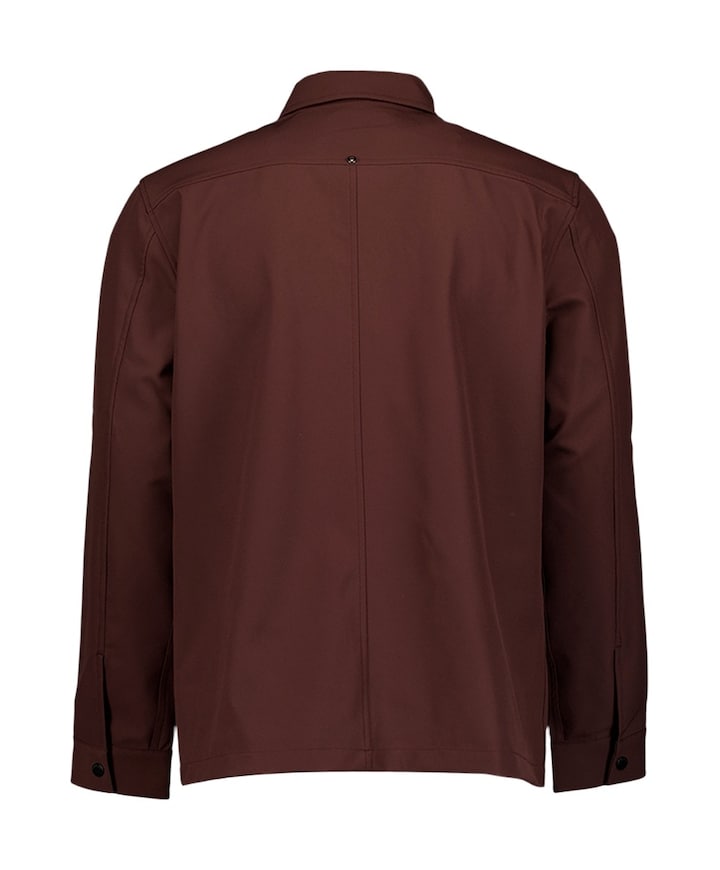 Heren overshirt bruin