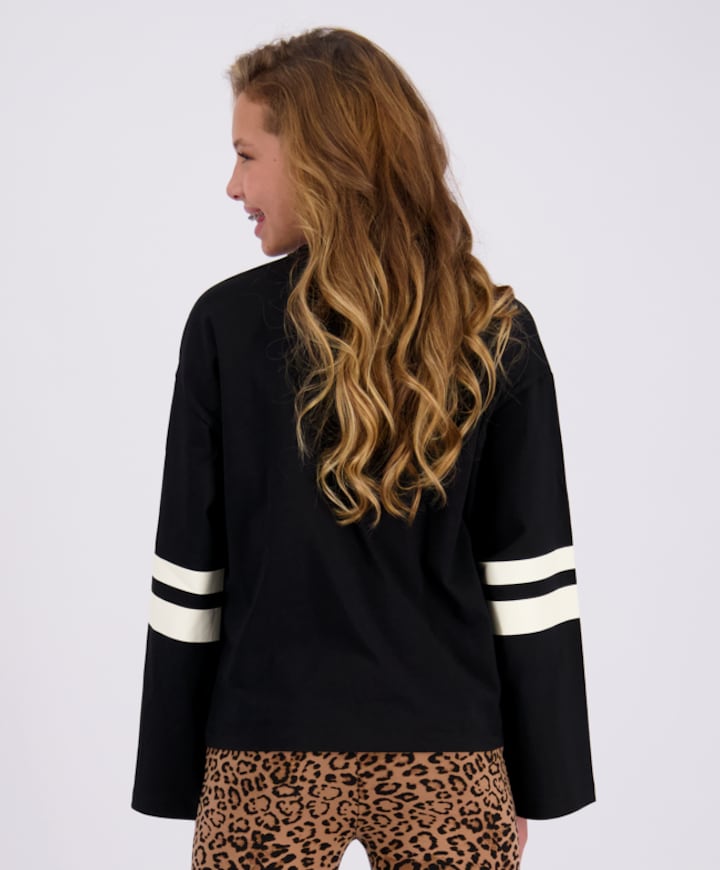 Meisjes longsleeve zwart