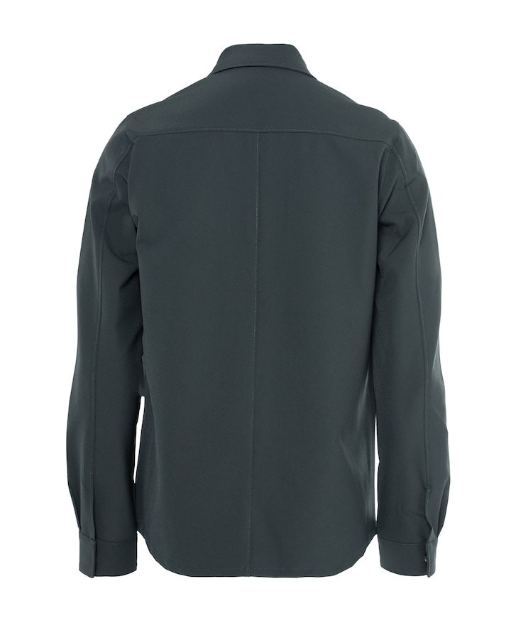 Heren overshirt grijs