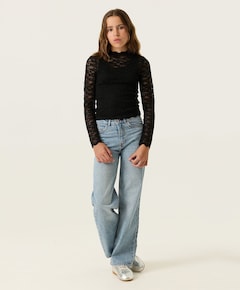 Meisjes longsleeve zwart