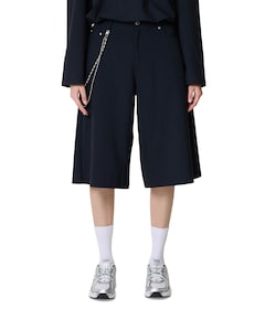 dames bermuda blauw