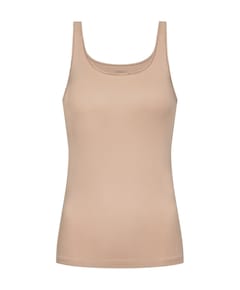 Dames hemd beige