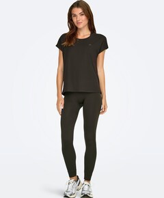 Dames t-shirt bruin