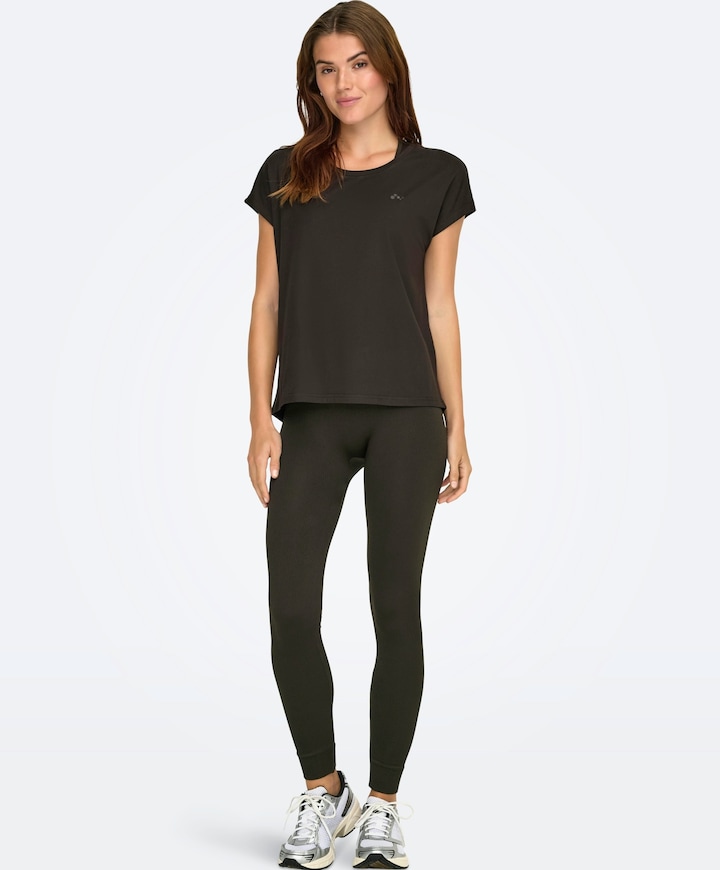 Dames t-shirt bruin