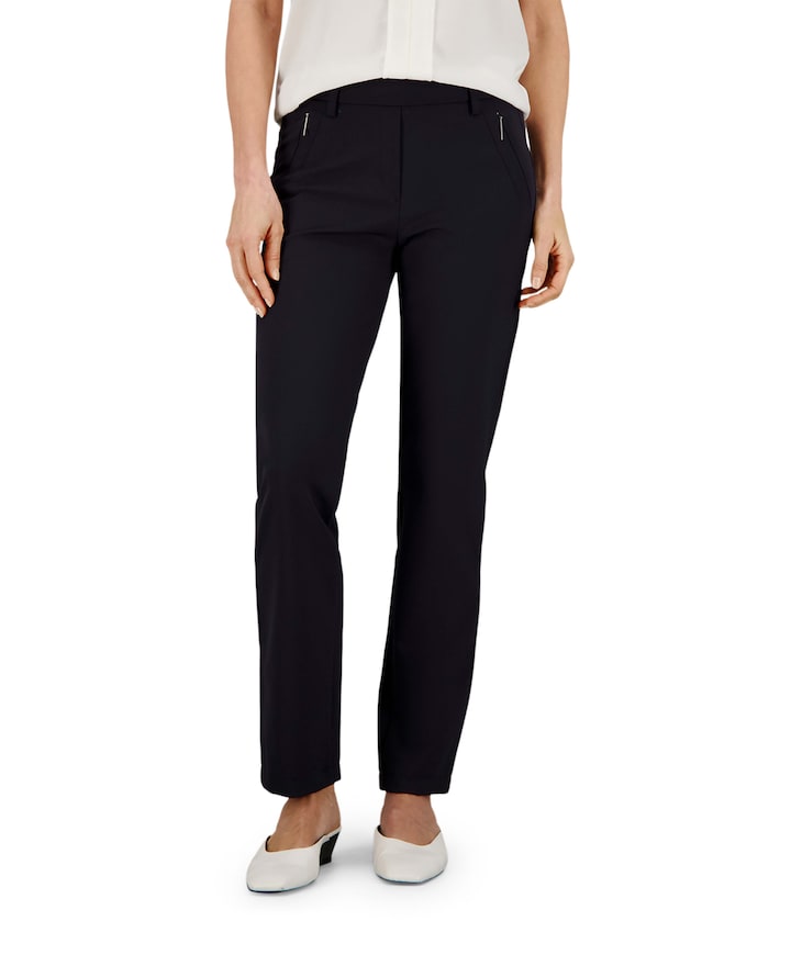 Pull On Slim dames broek blauw