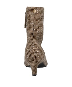 dames enkellaarzen beige