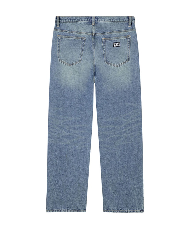 Boxcar Straight Leg Denim heren jeans blauw
