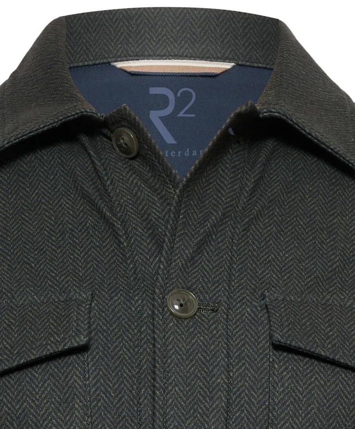 Heren overshirt groen
