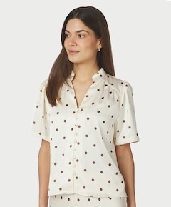 Dames top ecru