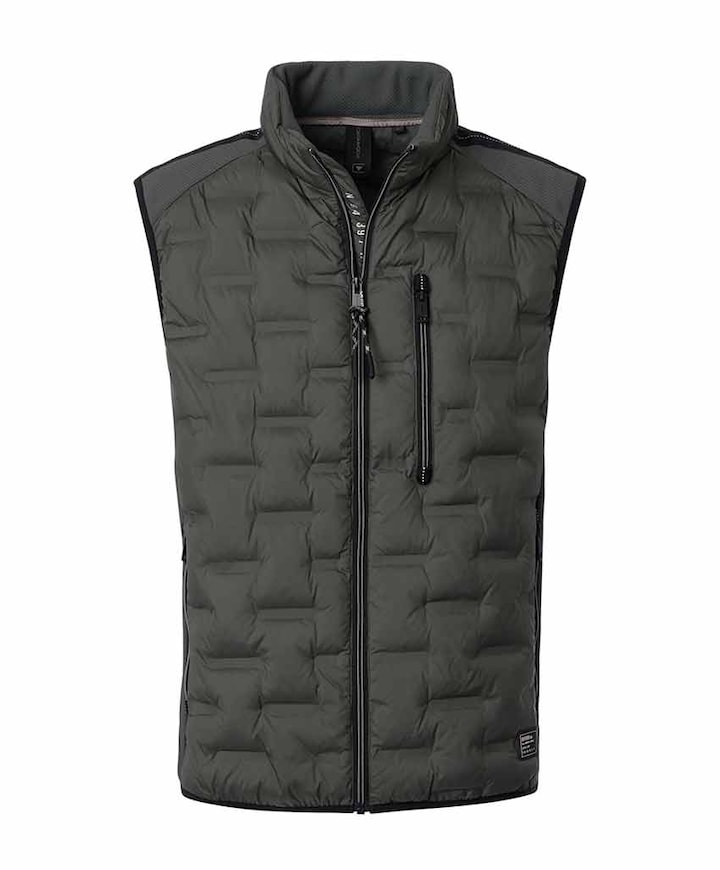 Heren bodywarmer groen