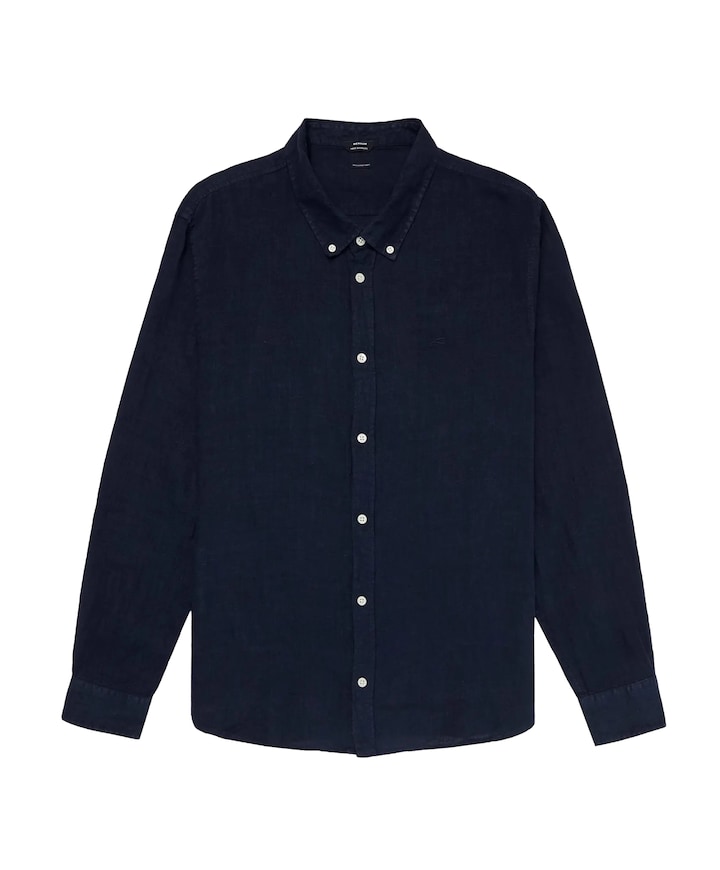 Heren overshirt blauw