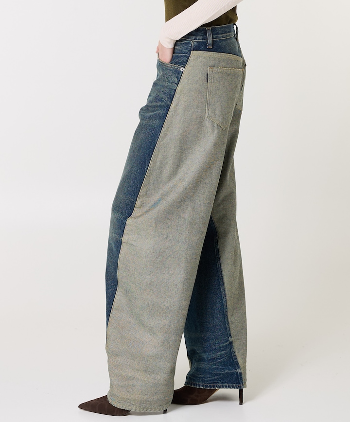 Clyde Double dames jeans blauw