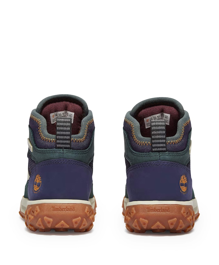 GreenStride Motion 6 MID BUNGEE WATERPROOF SNEAKER jongens veterschoenen groen