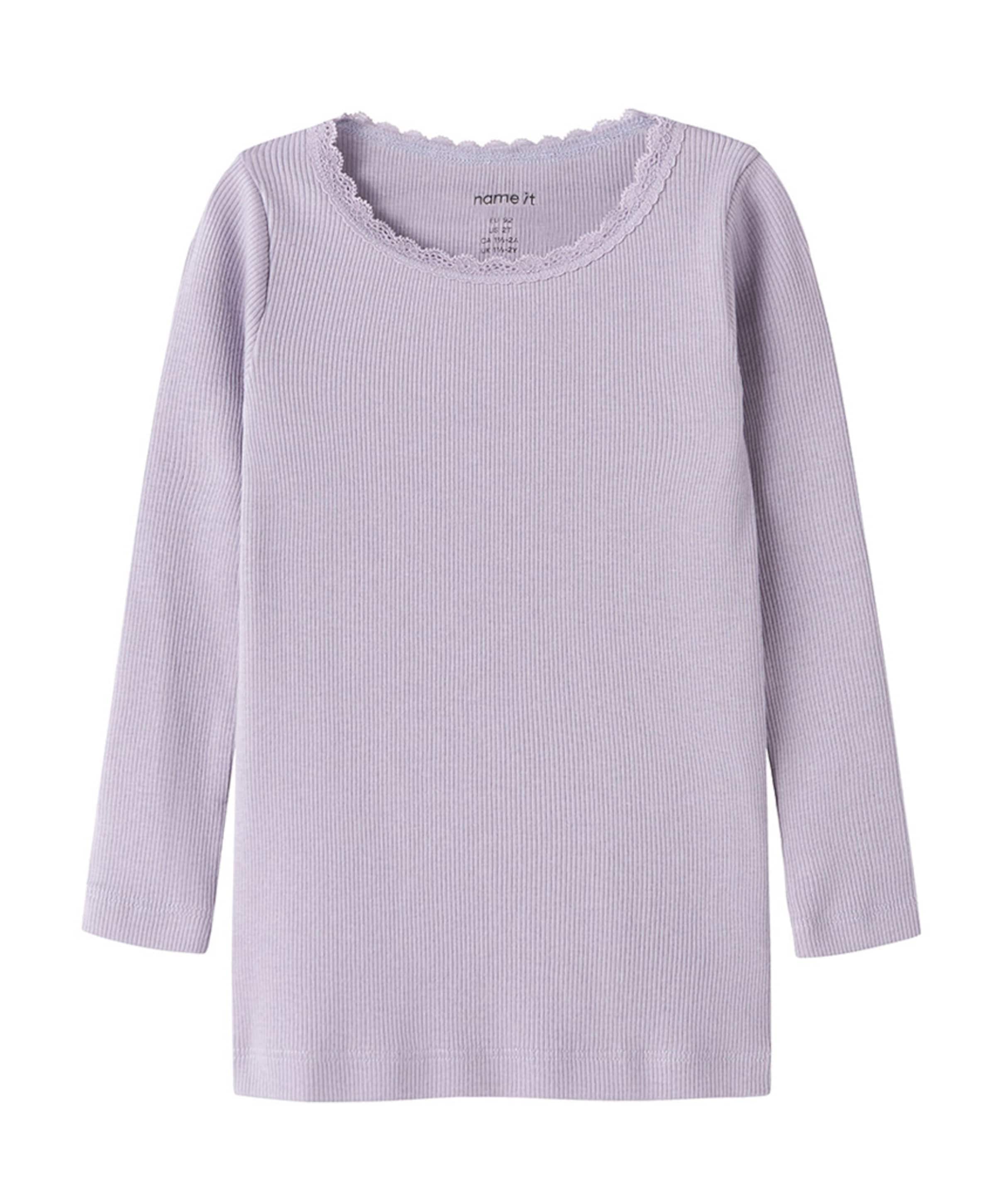 Meisjes longsleeve paars