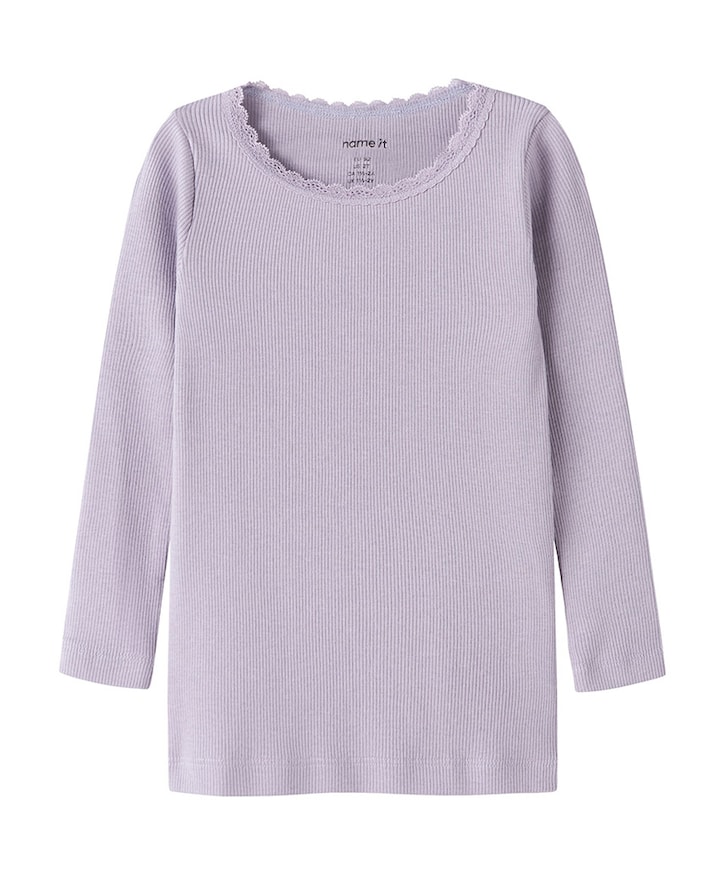 Meisjes longsleeve paars