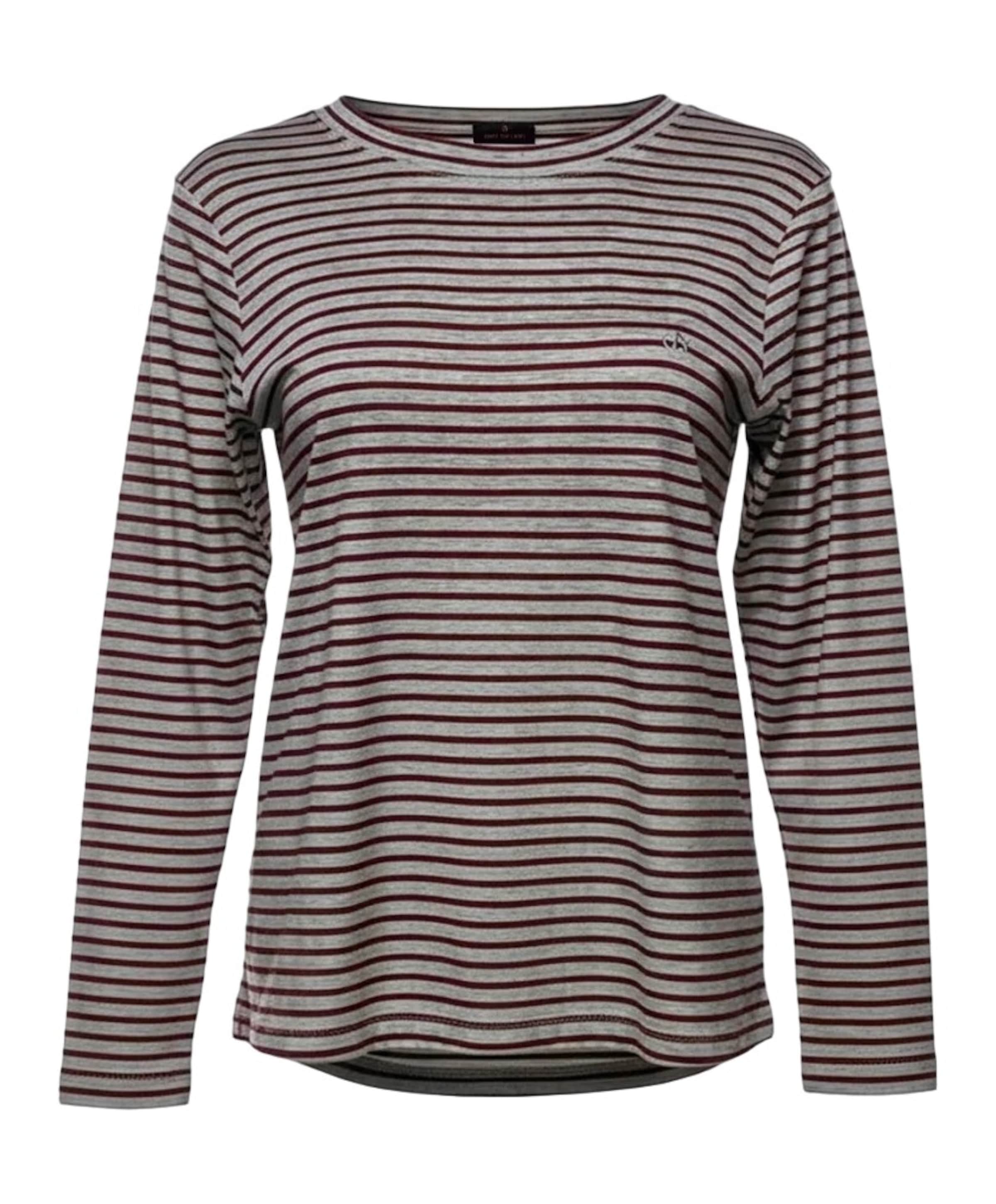 Dames longsleeve bordeaux