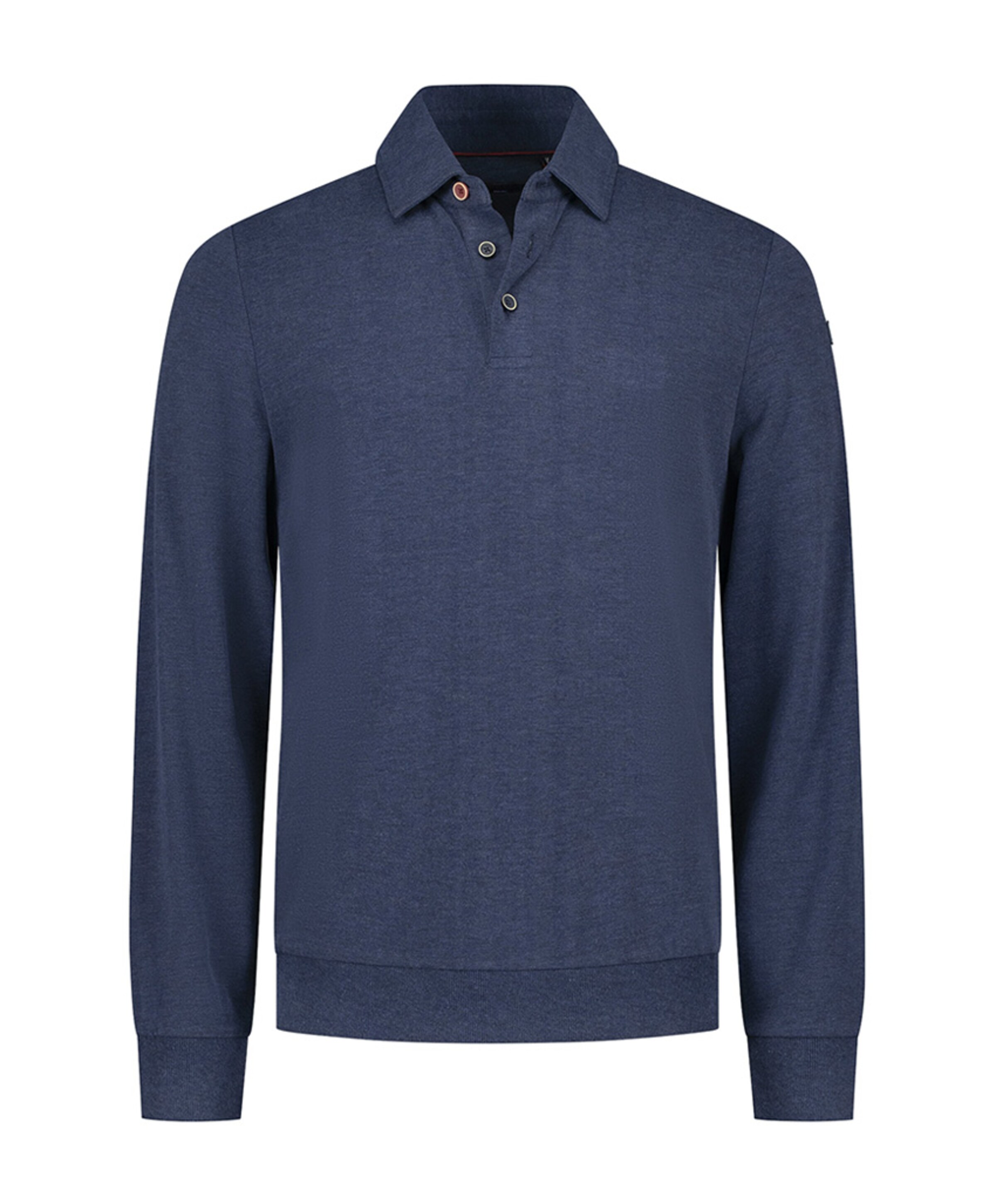 Heren polo blauw