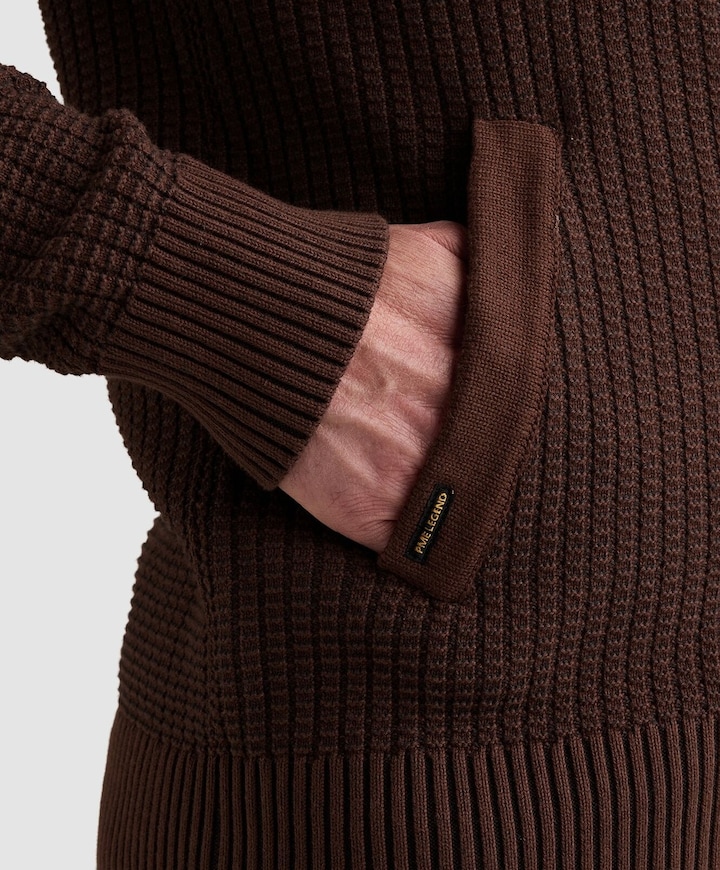 Heren vest bruin