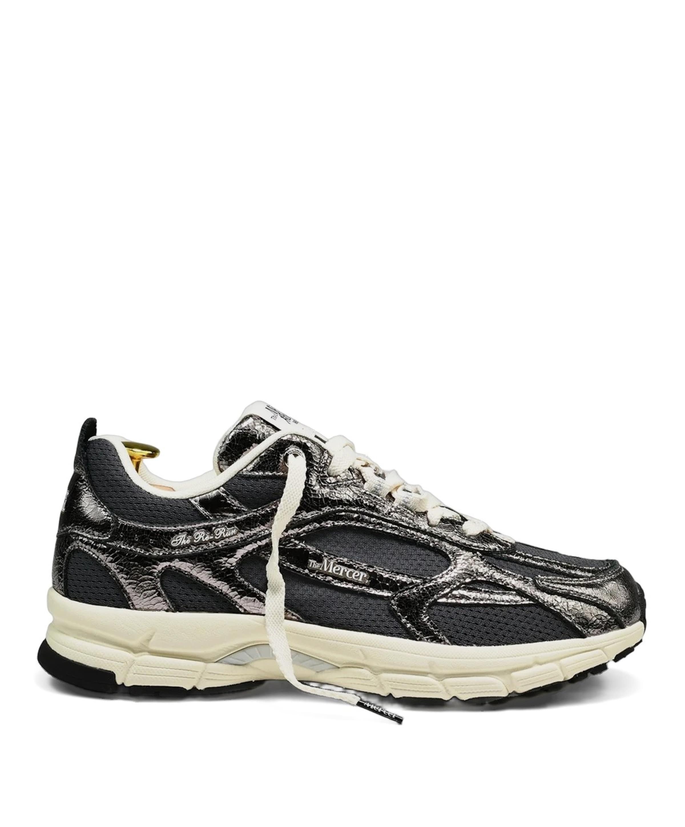 The Re-Run Cracked dames sneakers grijs