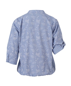 Dames blouse blauw