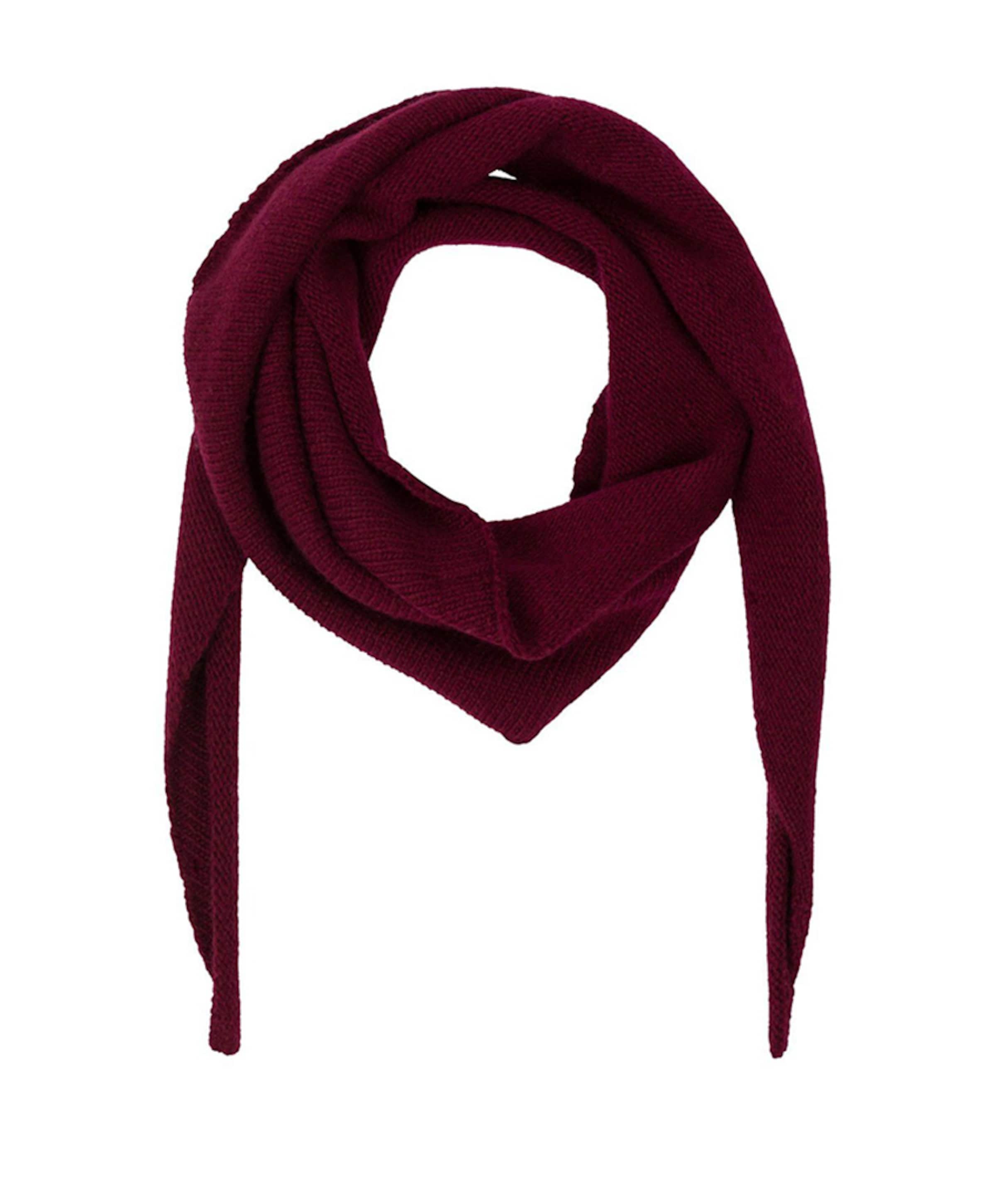 Dames sjaal bordeaux