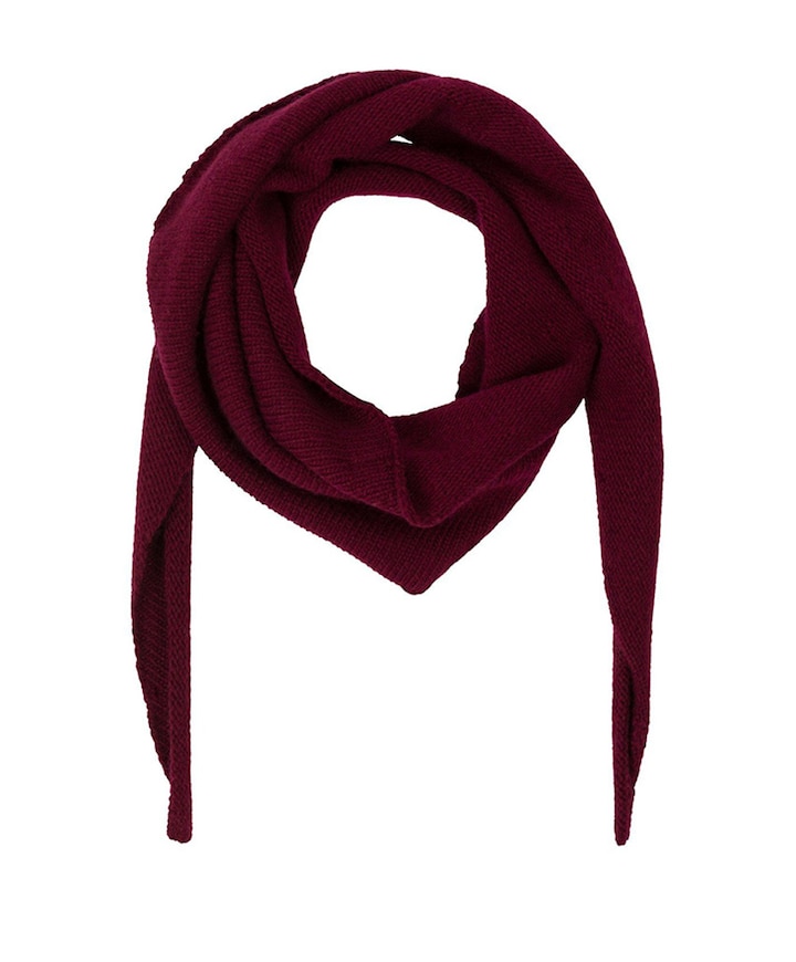 Dames sjaal bordeaux