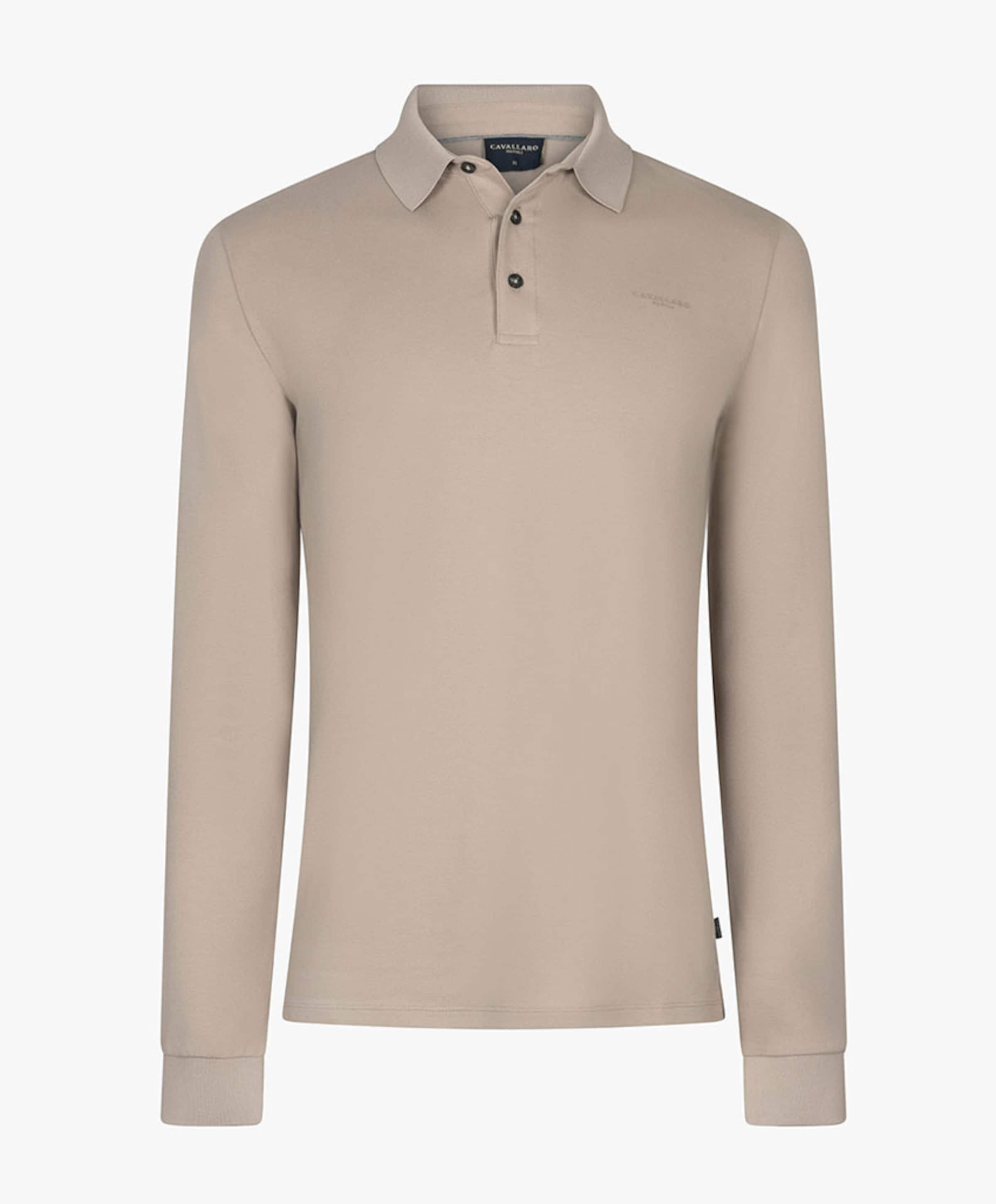 Heren polo beige