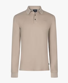Heren polo beige