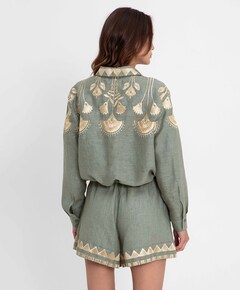 Dames blouse groen