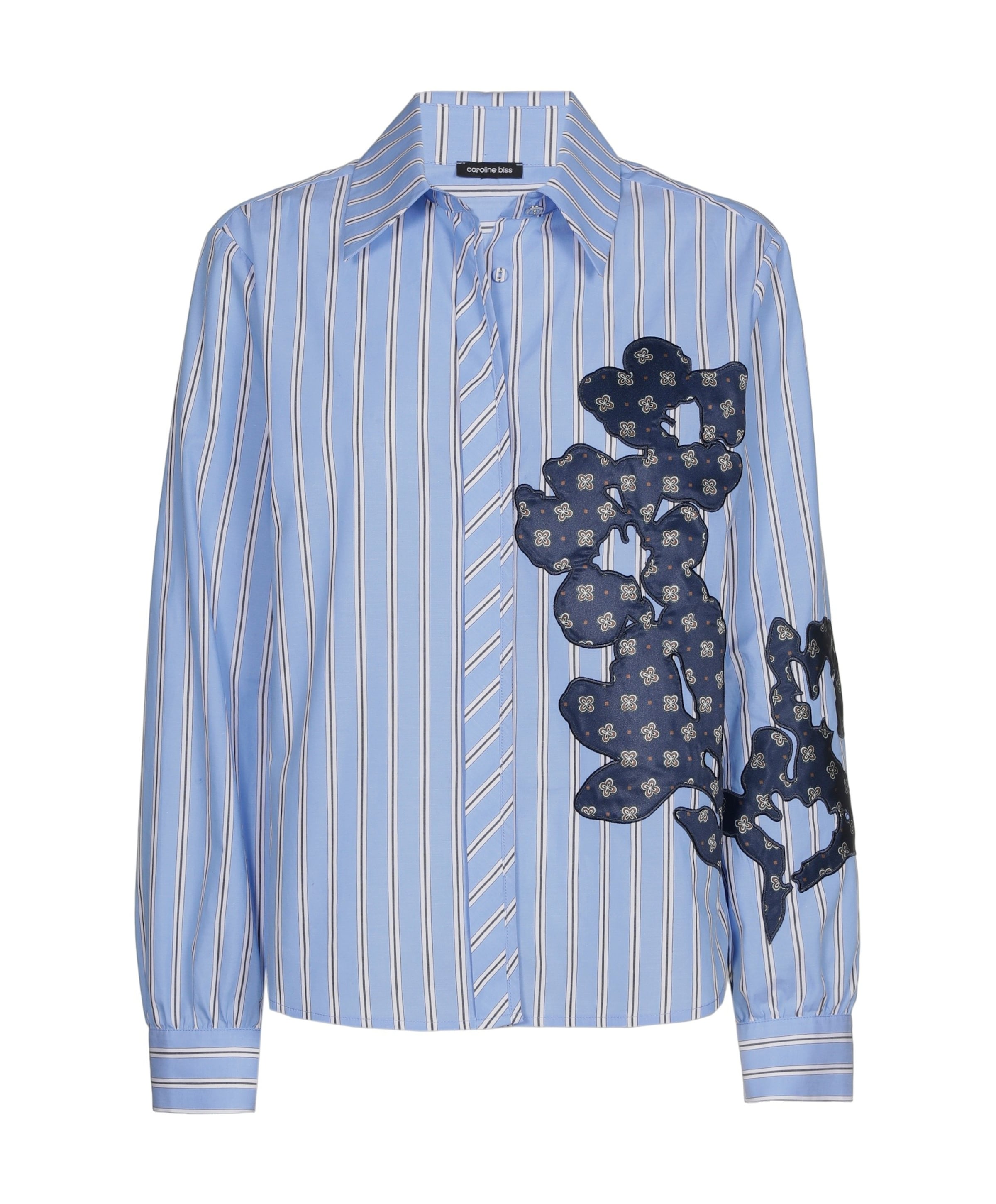 Dames blouse blauw