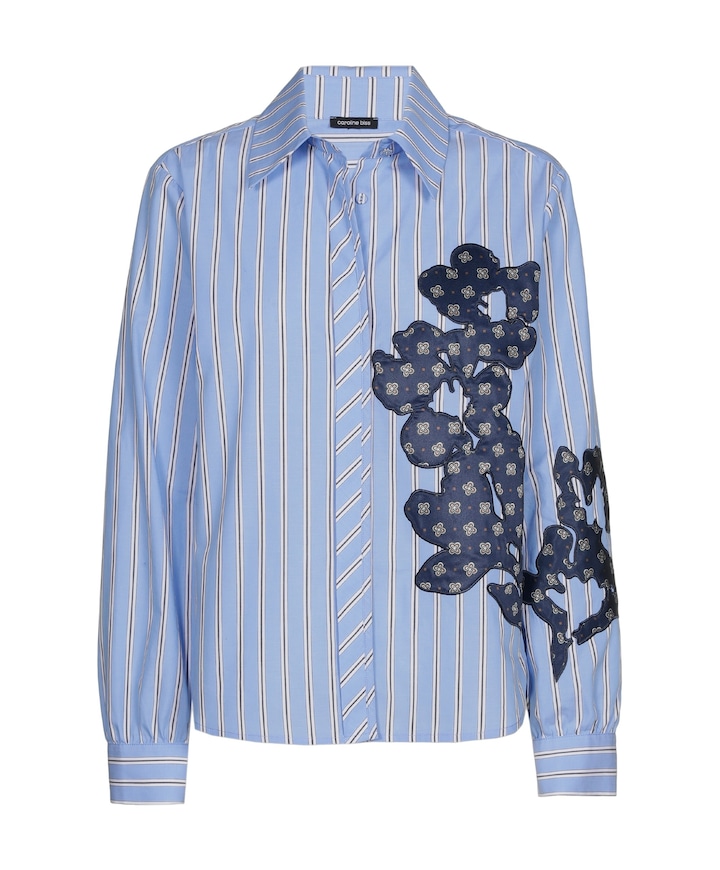Dames blouse blauw