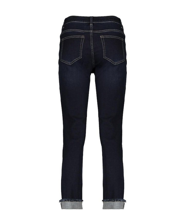 Turn-up jeans blauw