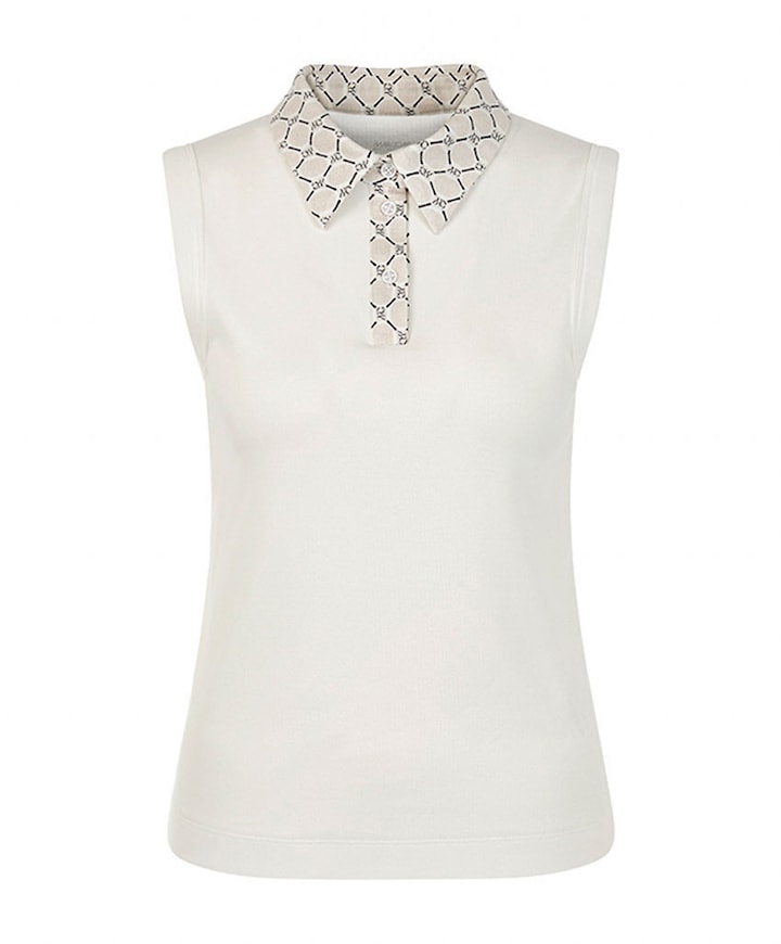 Dames top ecru