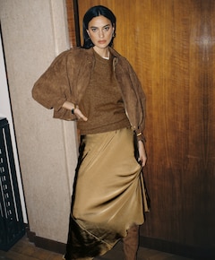 Dames rok beige