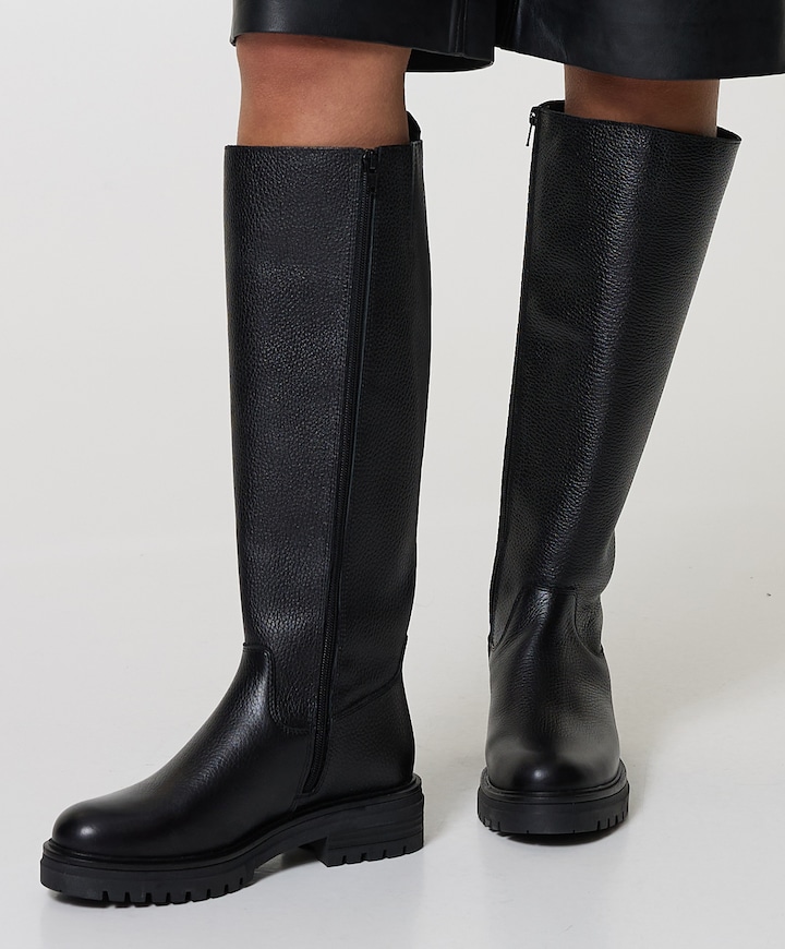 Monk dames laarzen zwart