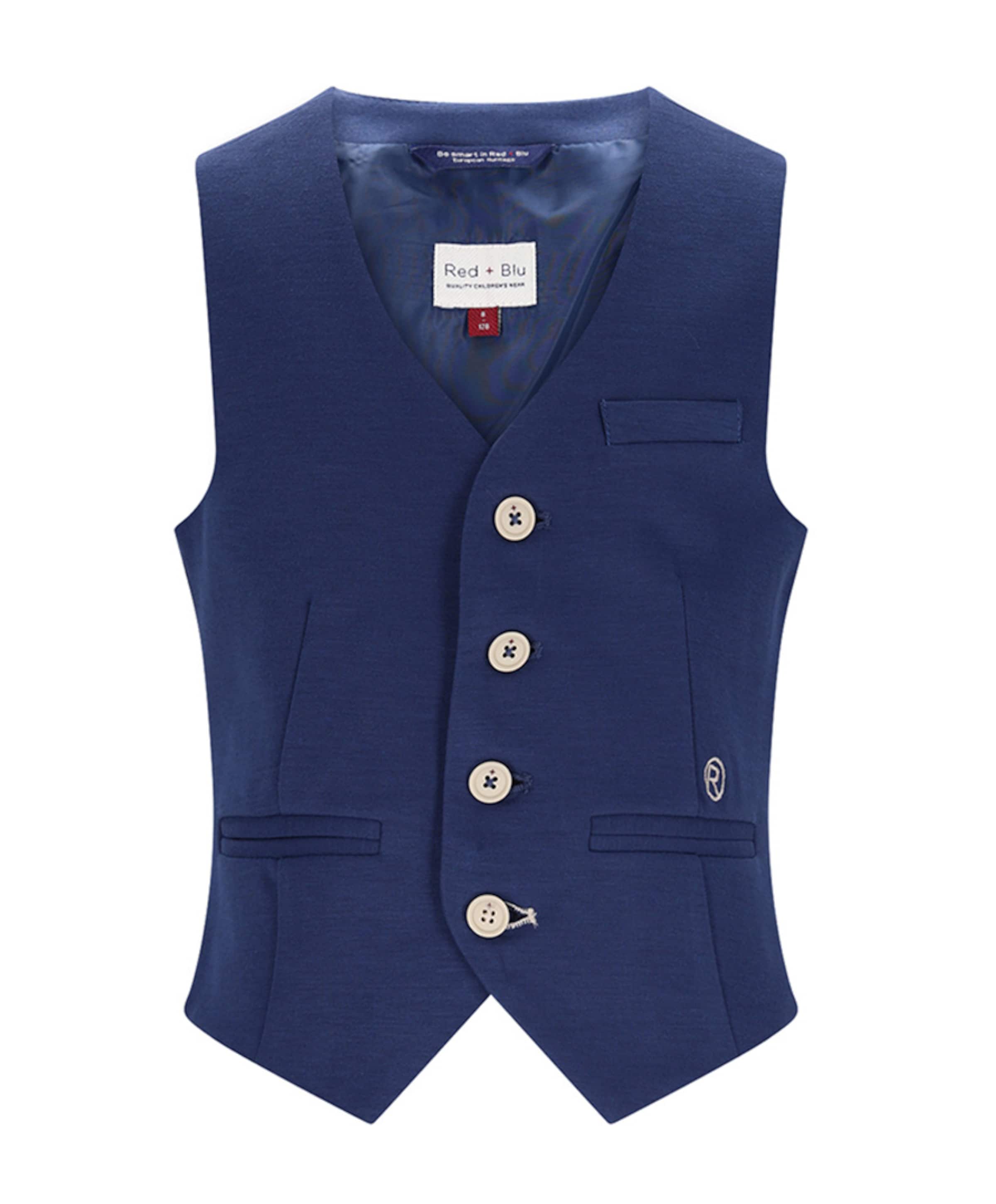 Jongens gilet blauw