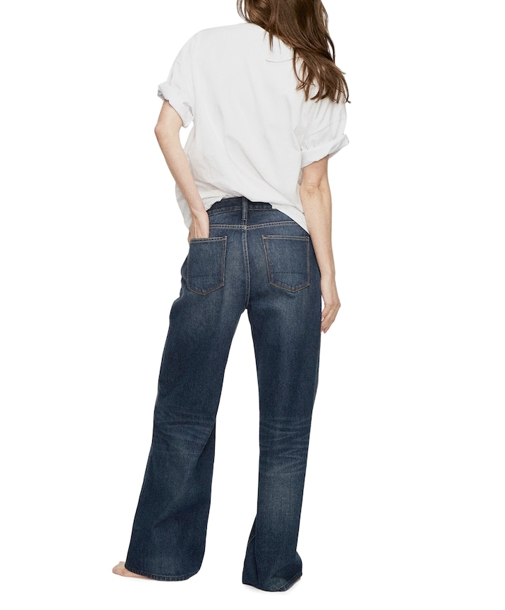 KEIRA SAKURA dames jeans blauw