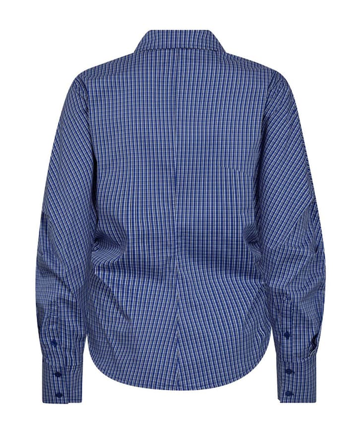 Dames blouse blauw