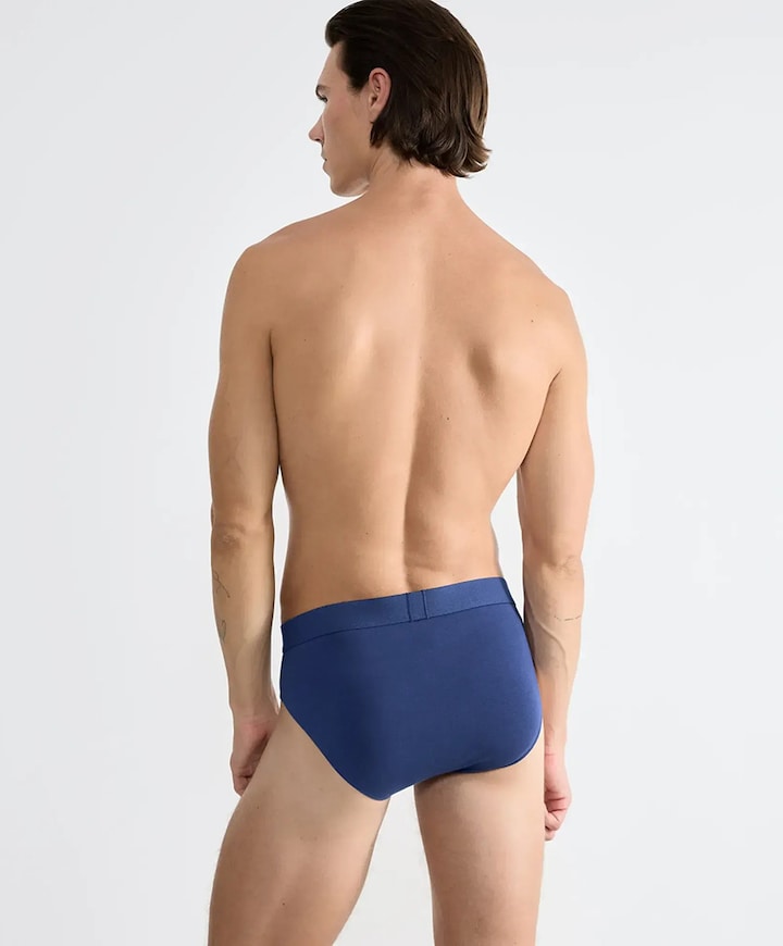 Heren slip blauw