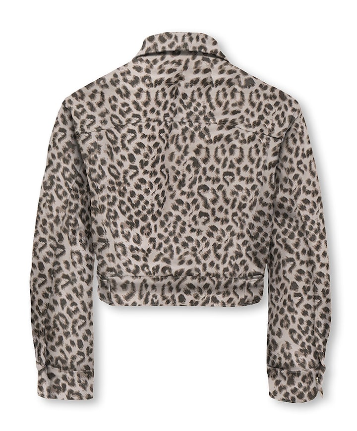 Meisjes spijkerjas beige