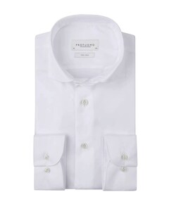 Heren overhemd lange mouw wit