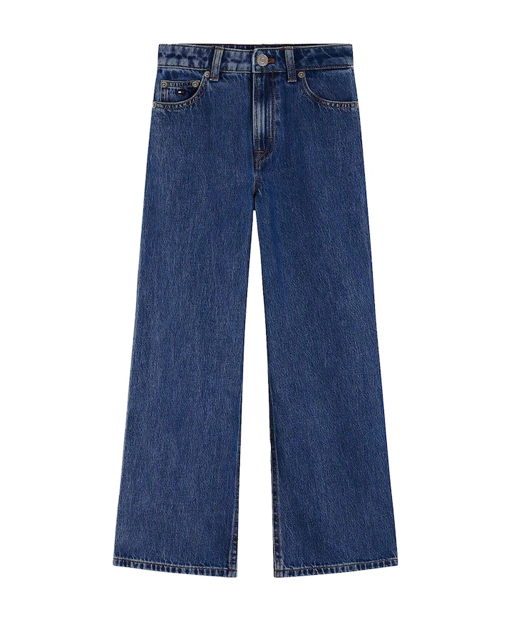 MABEL WIDE LEG meisjes jeans blauw