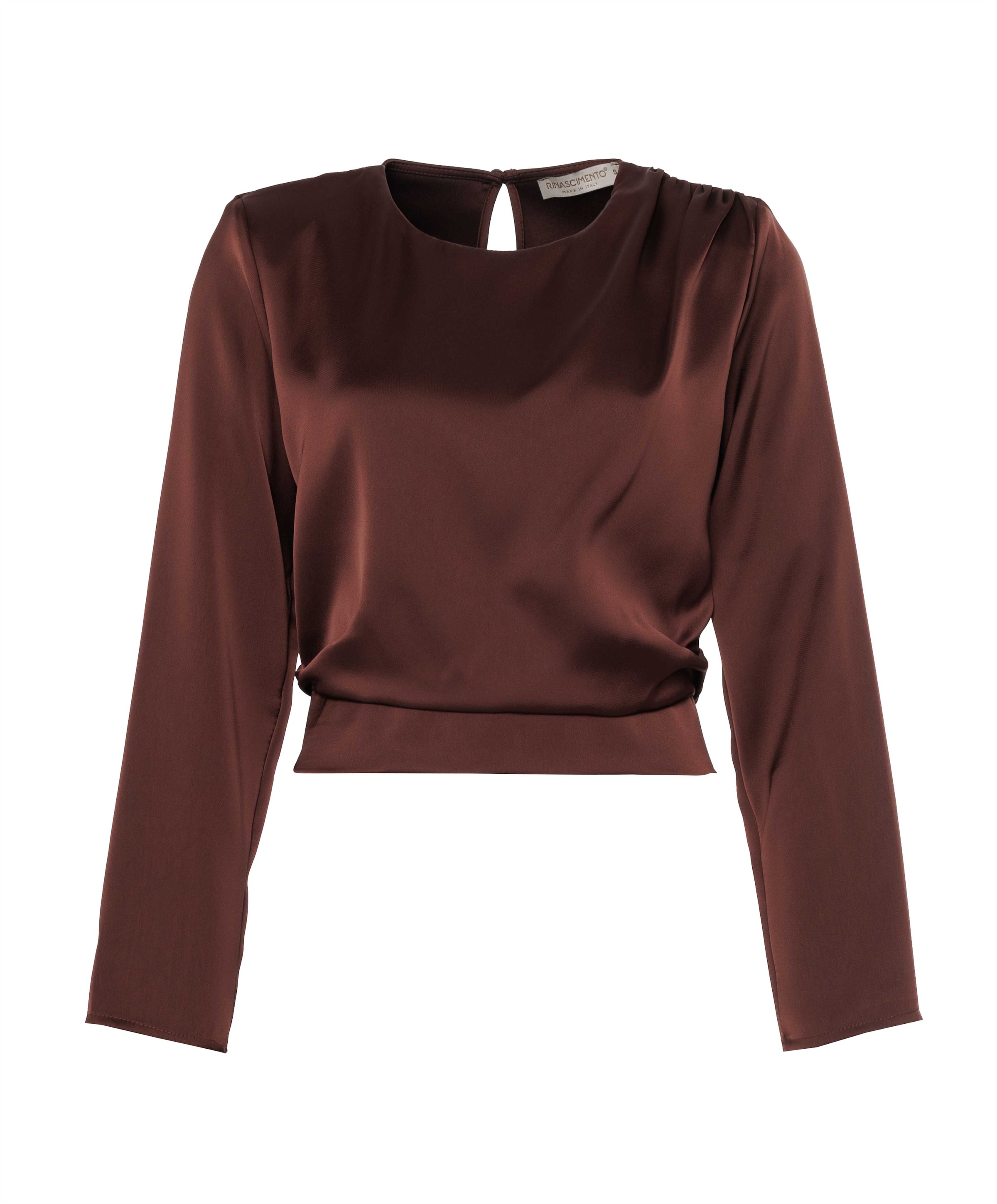 Dames blouse bruin